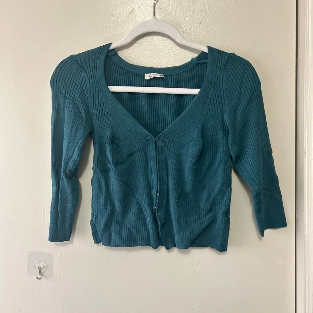 Free People knitted V-neck Cardigan - Picture 2 of 4